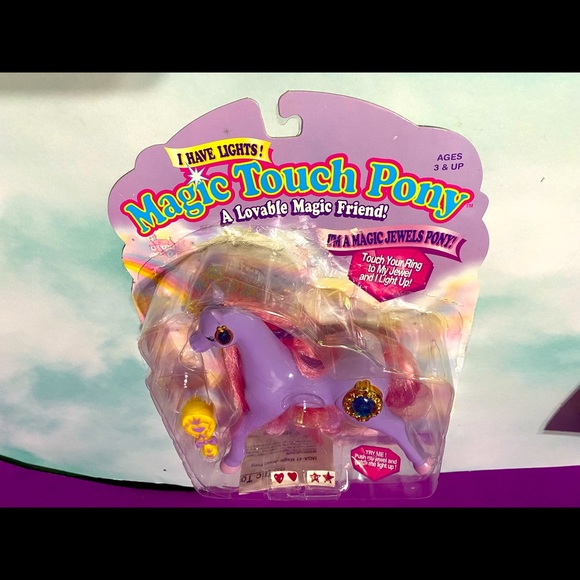 MAGIC TOUCH PONY VINTAGE 90s MAGIC JEWELS PONY SHANNON JEWELS LIGHT UP & BLINK - Picture 14 of 16